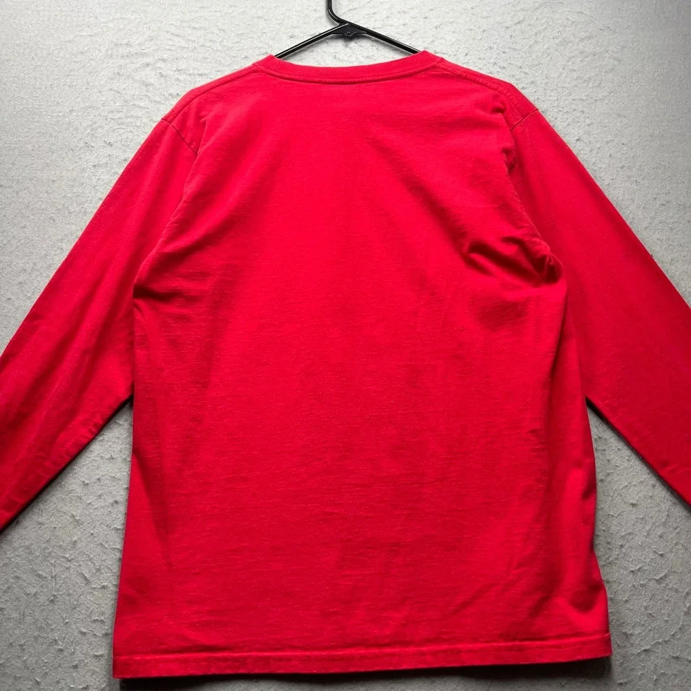 Harley Davidson 100th Anniversary Milwaukee Long Sleeve Shirt Red Mens Medium